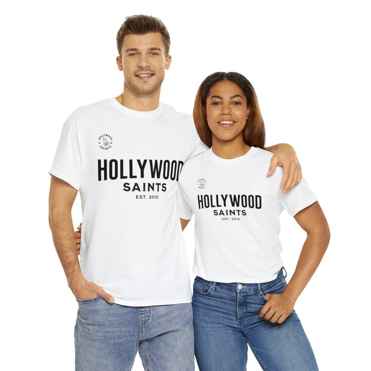 hollywoodsaints Black Essentials t shirt