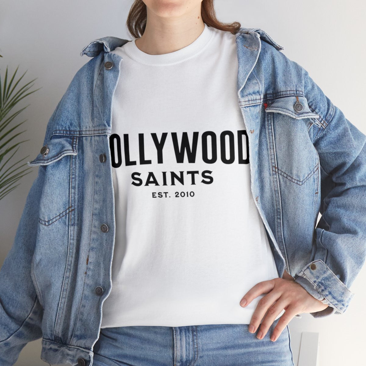 hollywoodsaints Black Essentials t shirt