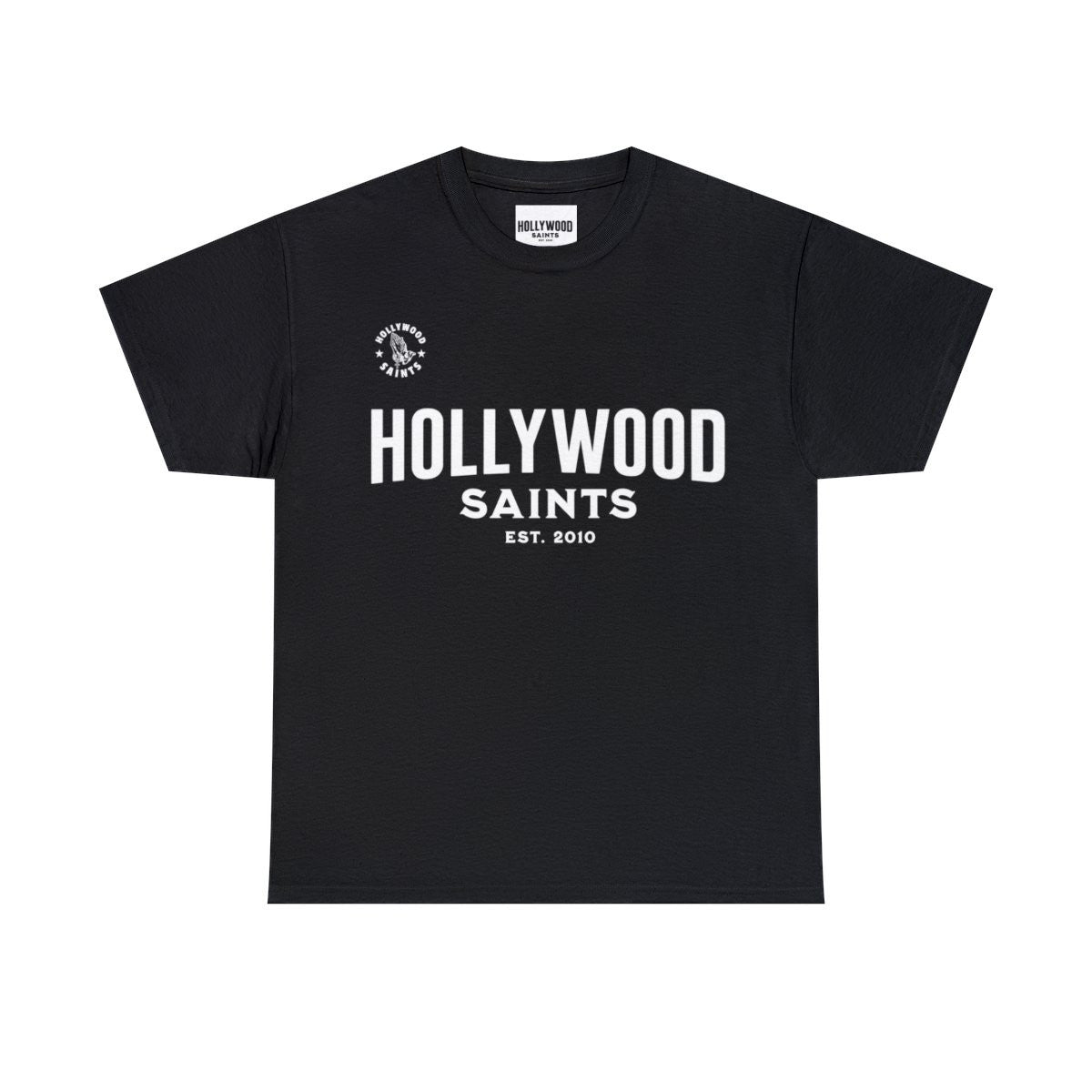 hollywoodsaints Black Essentials t shirt